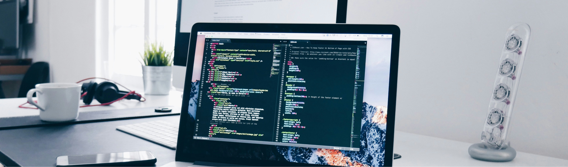 Professional web development services by Snowfinch Consulting