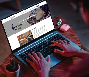 Pantone India website design project by Snowfinch Consulting
